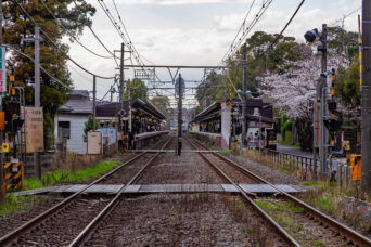 JR横須賀線・北鎌倉駅(神奈川県:2025年4月)