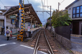 江ノ島電鉄鉄道線・和田塚駅(神奈川県:2025年4月)