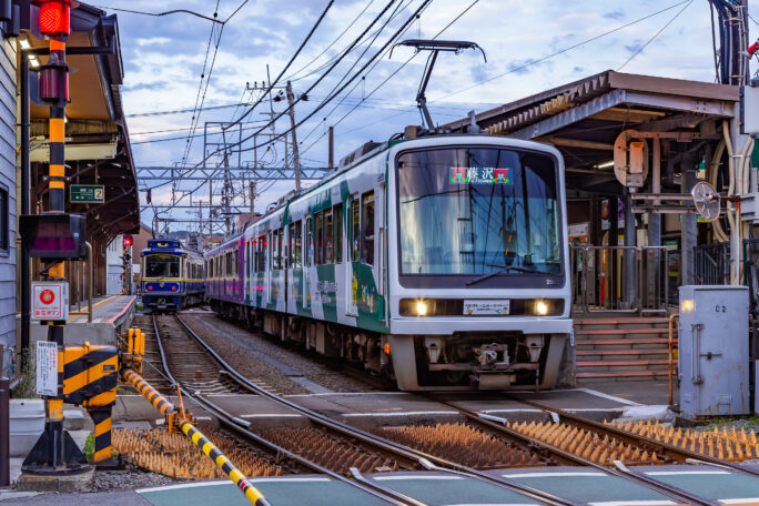 江ノ島電鉄鉄道線・長谷駅（神奈川県：2025年4月）