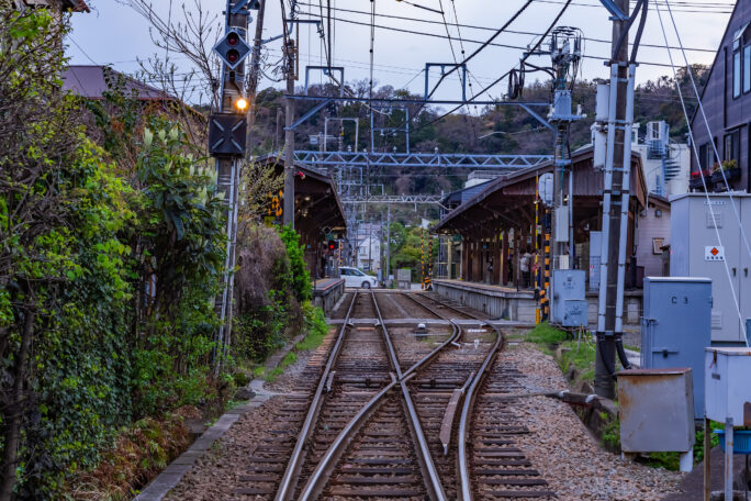 江ノ島電鉄鉄道線・長谷駅（神奈川県：2025年4月）