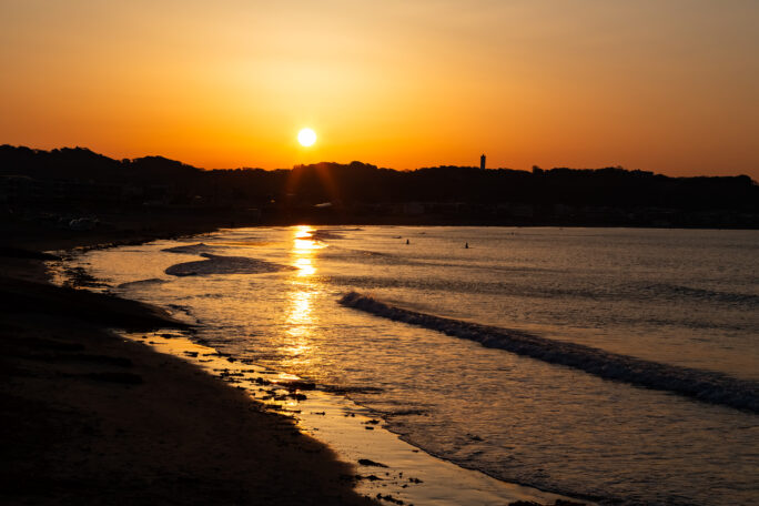 鎌倉・由比ガ浜（神奈川県：2025年4月）