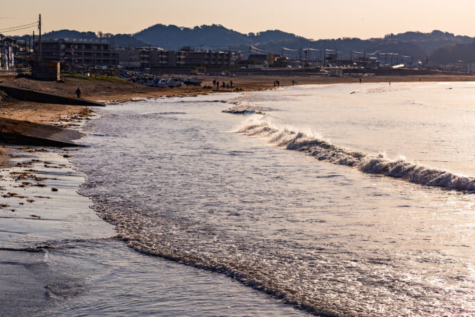 鎌倉・由比ガ浜（神奈川県：2025年4月）