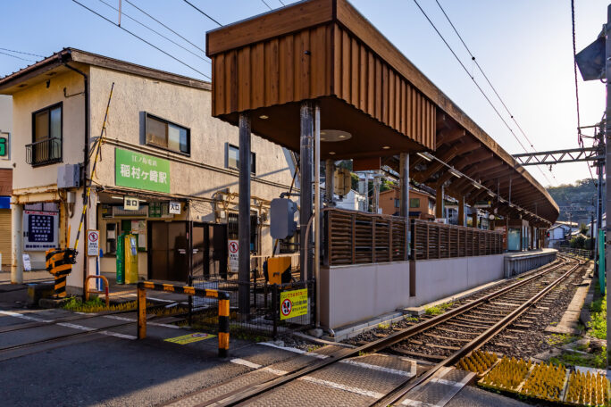 江ノ島電鉄鉄道線・稲村ケ崎駅（神奈川県：2025年4月）