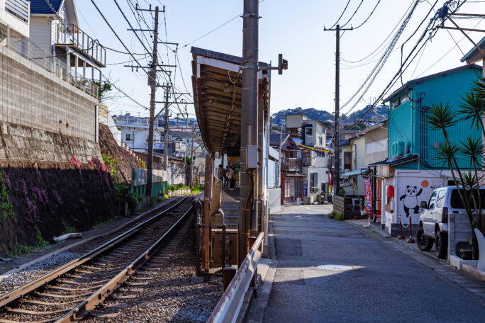 江ノ島電鉄鉄道線・七里ヶ浜駅（神奈川県：2025年4月）