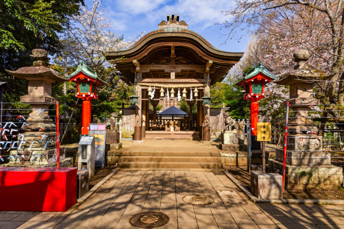 江の島・江島神社奥津宮（神奈川県：2025年4月）