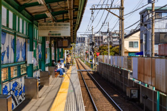 江ノ島電鉄鉄道線・柳小路駅(神奈川県:2025年4月)