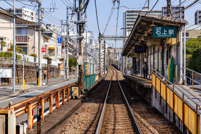 江ノ島電鉄鉄道線・石上駅（神奈川県：2025年4月）