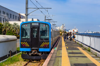 JR鶴見線・海芝浦駅(神奈川県:2025年4月)