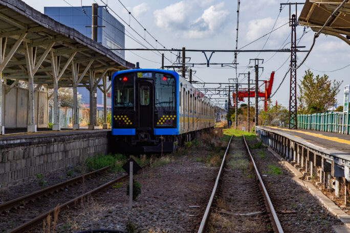JR鶴見線・新芝浦駅（神奈川県：2025年4月）