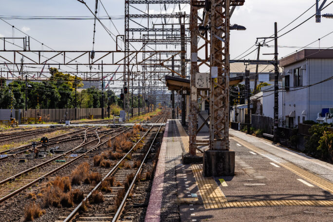 JR鶴見線・安善駅（神奈川県：2025年4月）