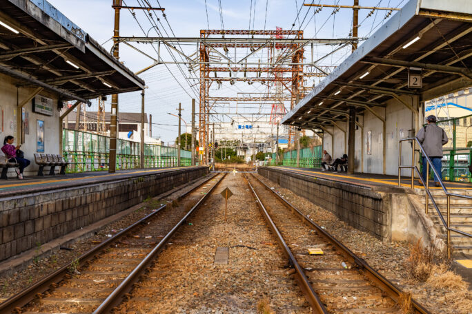 JR鶴見線・武蔵白石駅（神奈川県：2025年4月）