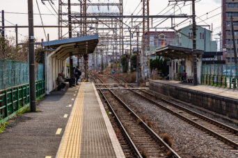 JR鶴見線・武蔵白石駅(神奈川県:2025年4月)