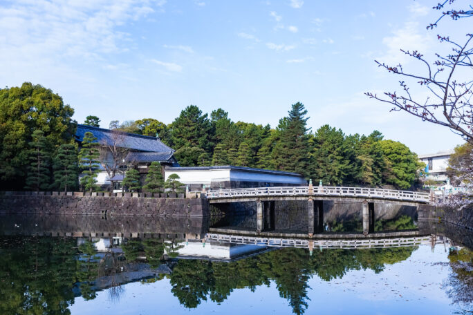 千代田区・皇居・竹橋平川門（東京都：2025年4月）