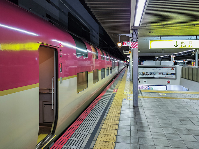 今回は出雲編成のソロ上段で東京まで旅をすることにした