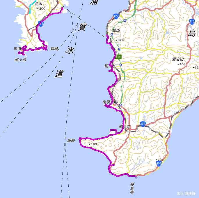 ルート図:ちゃり鉄25号9日目