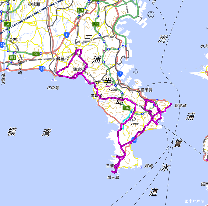 ルート図:ちゃり鉄25号11日目
