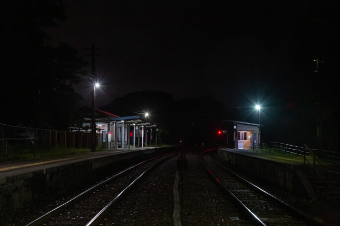 京都丹後鉄道宮舞線・四所駅（京都府：2025年5月）