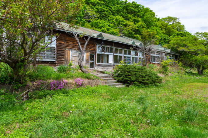 石狩・浜益・濃昼小中学校跡（北海道：2025年5月）