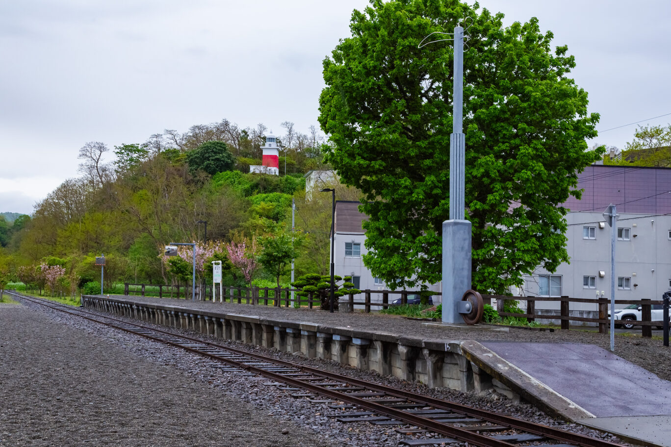 JR留萌本線・増毛駅跡（北海道：2025年5月）