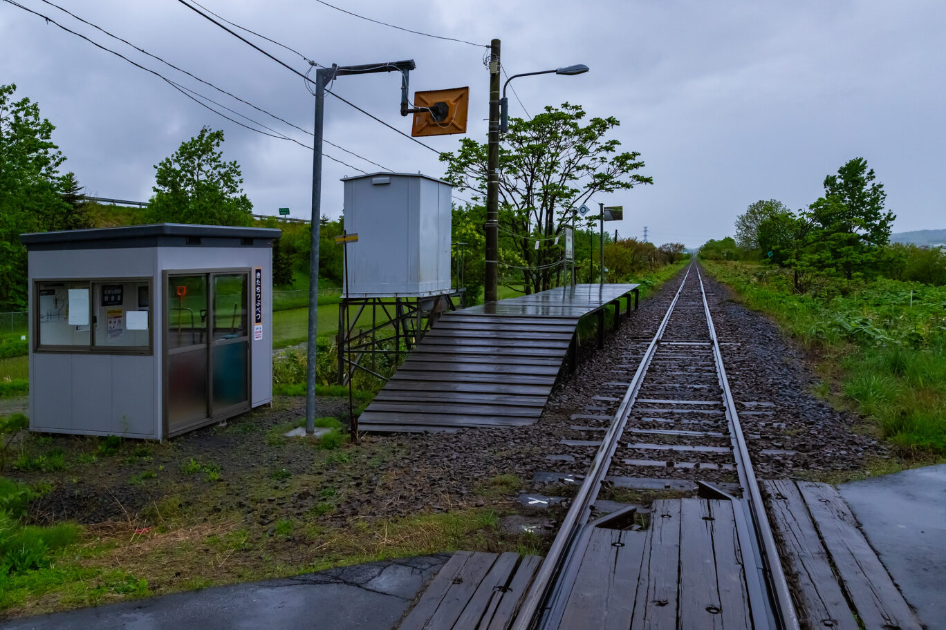 JR留萌本線・北秩父別駅（北海道：2025年5月）