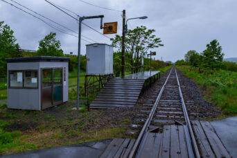 JR留萌本線・北秩父別駅(北海道:2025年5月)