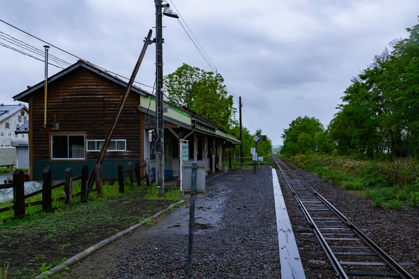 JR留萌本線・秩父別駅（北海道：2025年5月）