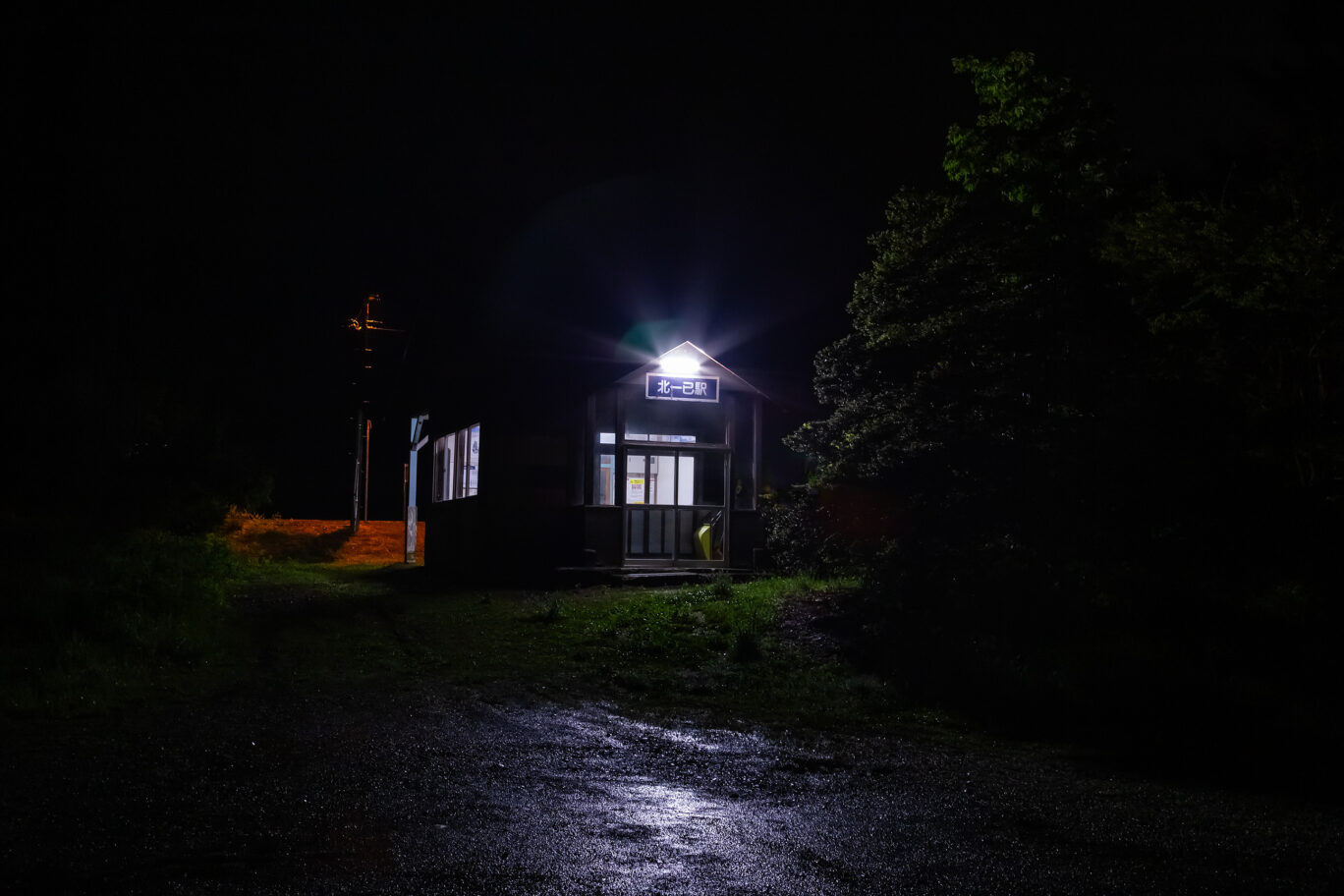 JR留萌本線・北一已駅（北海道：2025年5月）