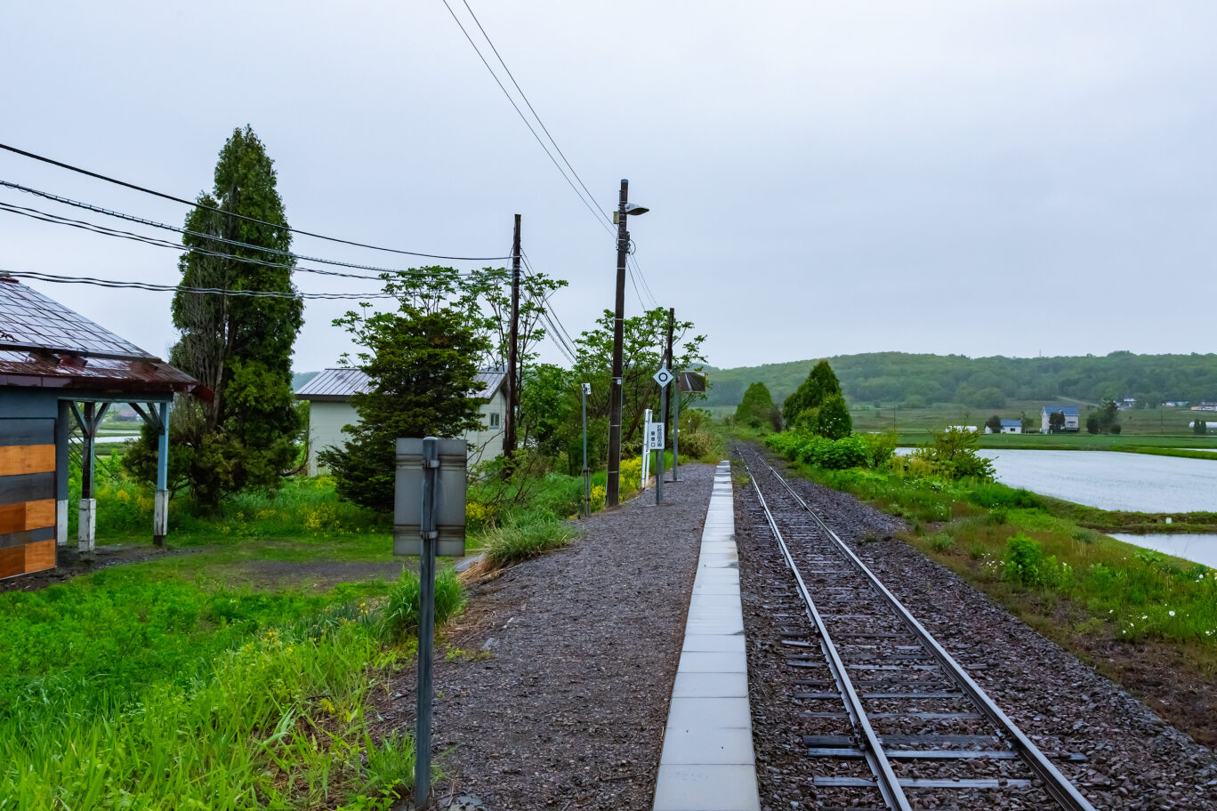JR留萌本線・北一已駅（北海道：2025年5月）