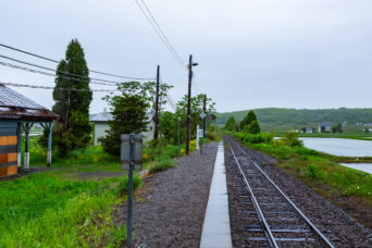 JR留萌本線・北一已駅(北海道:2025年5月)