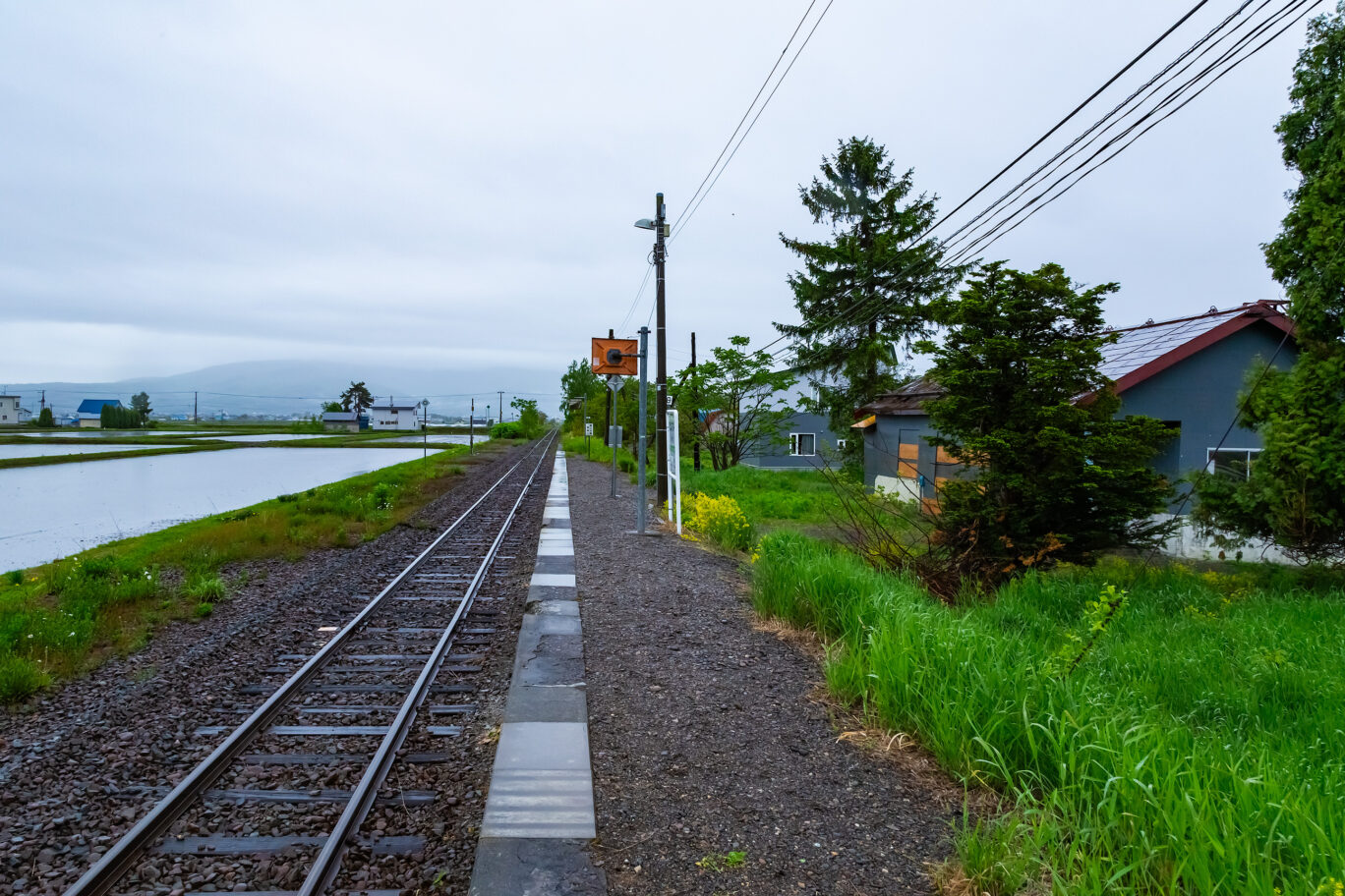 JR留萌本線・北一已駅（北海道：2025年5月）