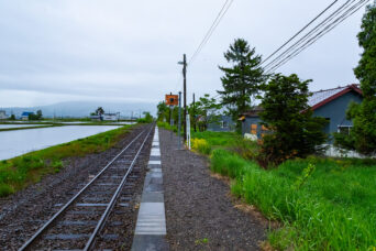JR留萌本線・北一已駅(北海道:2025年5月)