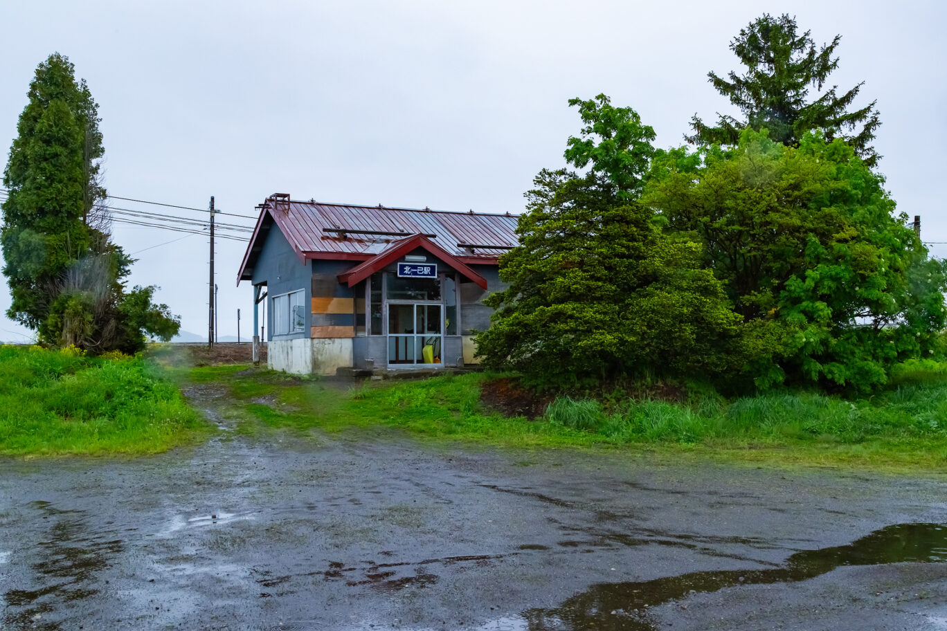 JR留萌本線・北一已駅（北海道：2025年5月）