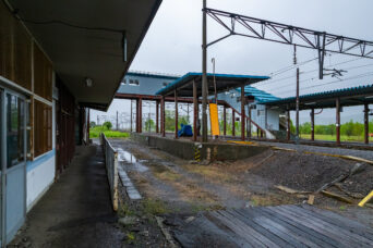 JR函館本線・茶志内駅(北海道:2025年5月)