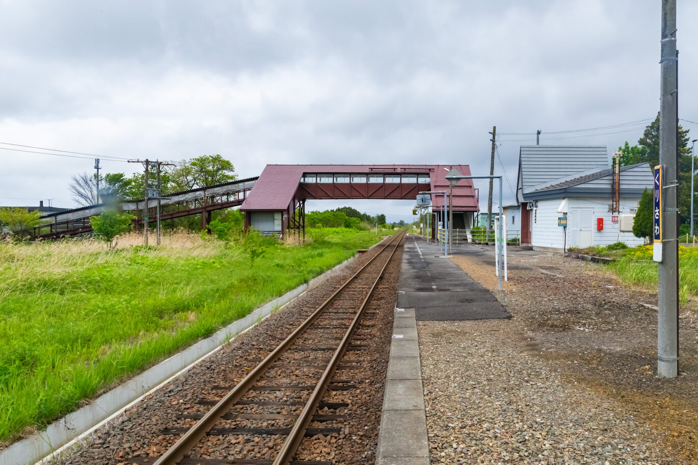 JR室蘭本線・栗沢駅（北海道：2025年5月）