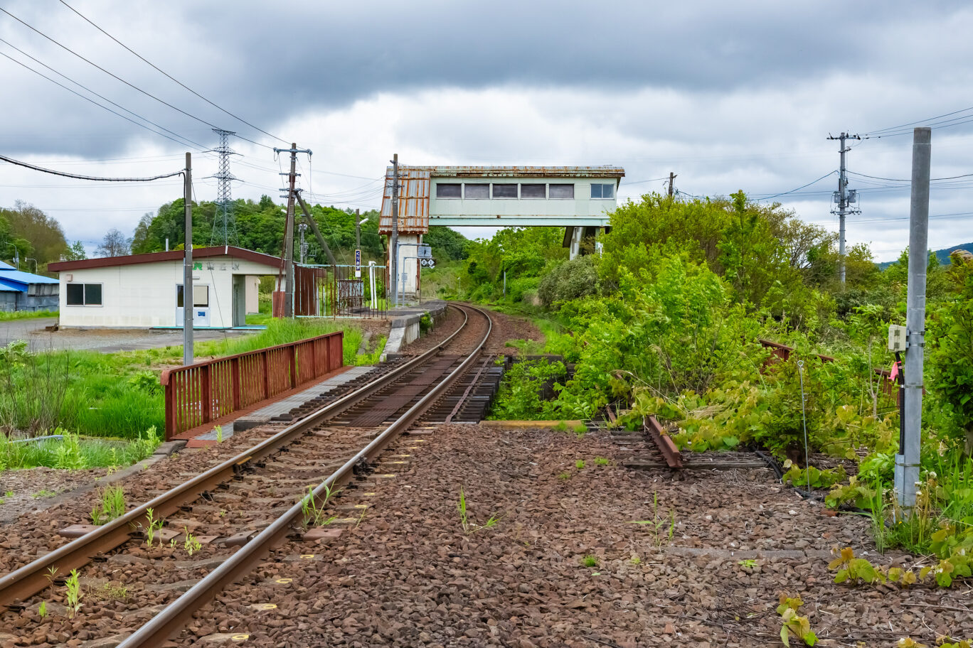 JR室蘭本線・栗丘駅（北海道：2025年5月）