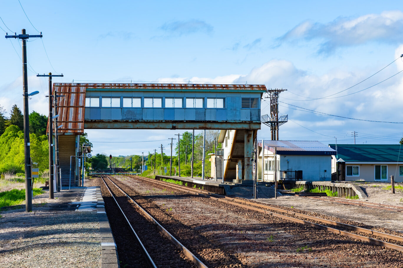 JR室蘭本線・安平駅（北海道：2025年5月）