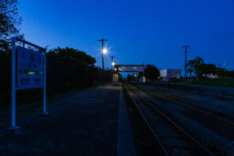 JR留萌本線・遠浅駅(北海道:2025年5月)