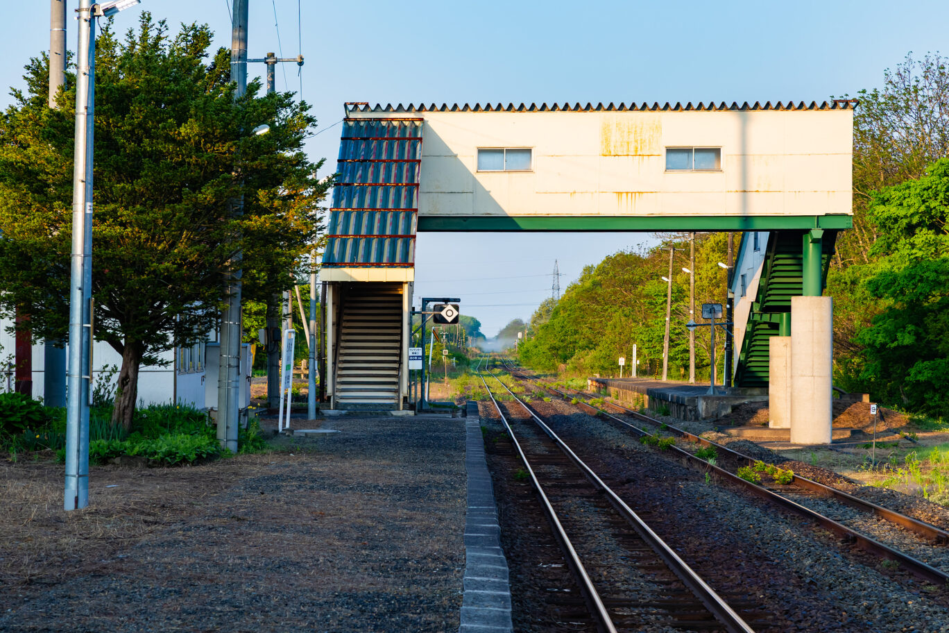 JR留萌本線・遠浅駅（北海道：2025年5月）