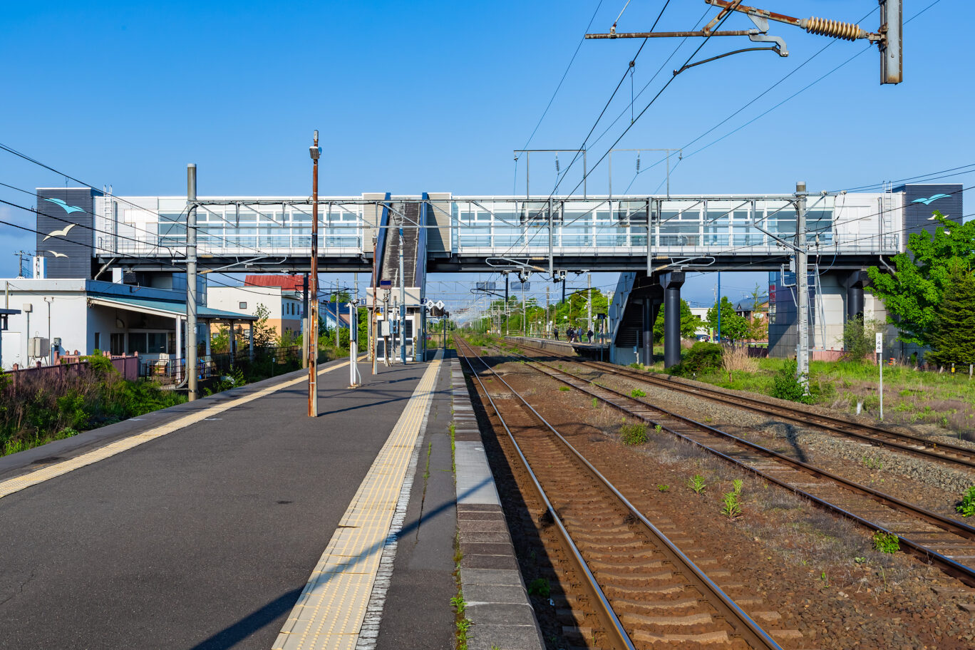 JR室蘭本線・沼ノ端駅（北海道：2025年5月）