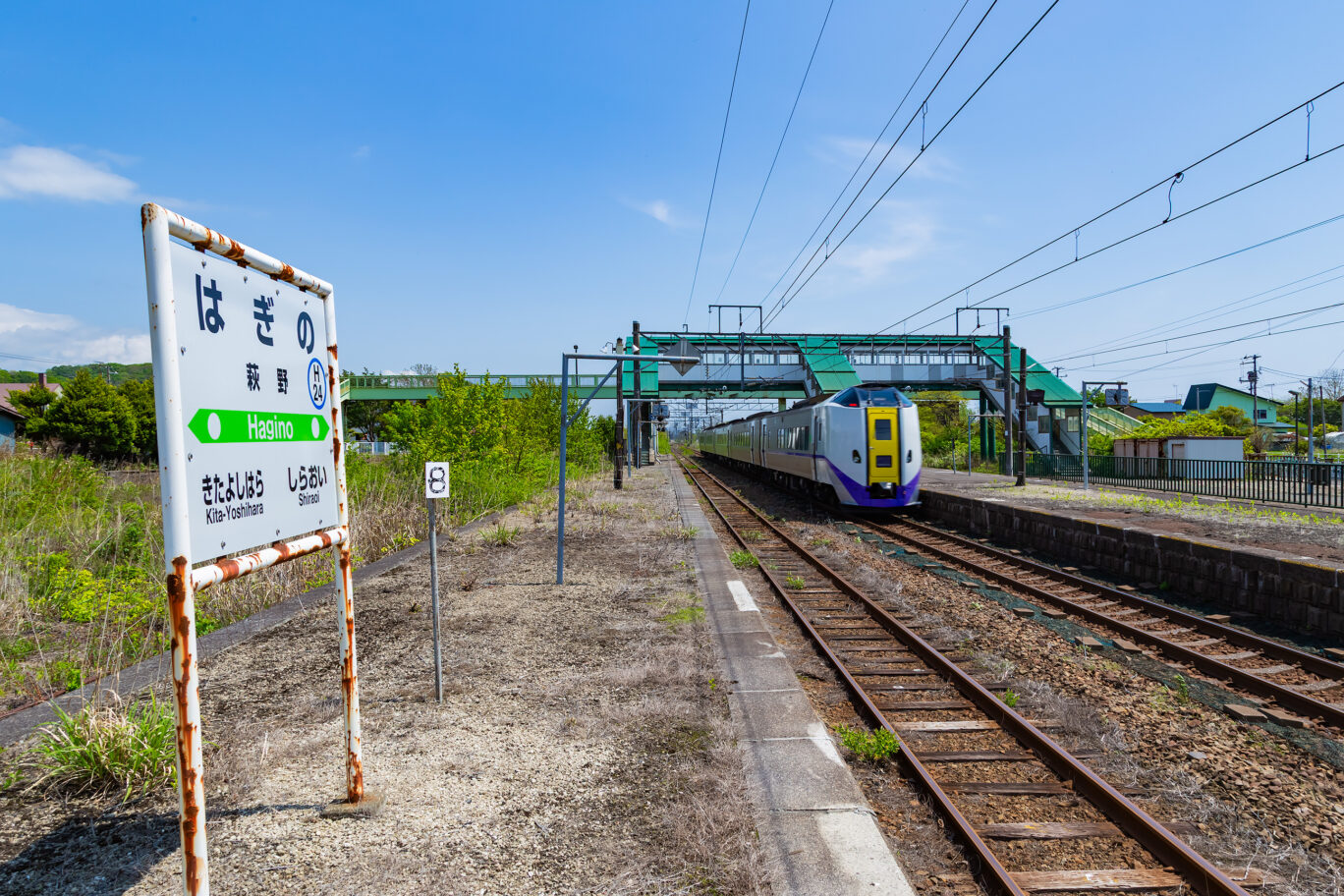 JR室蘭本線・萩野駅（北海道：2025年5月）
