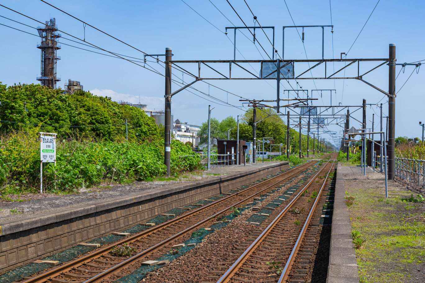 JR室蘭本線・北吉原駅（北海道：2025年5月）