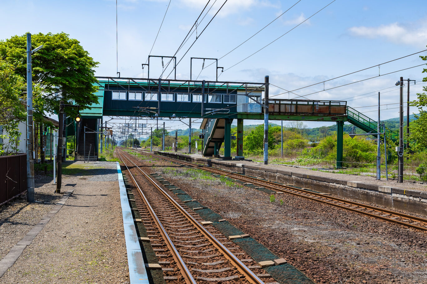 JR室蘭本線・竹浦駅（北海道：2025年5月）