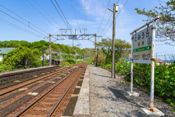 JR室蘭本線・富浦駅(北海道:2025年5月)