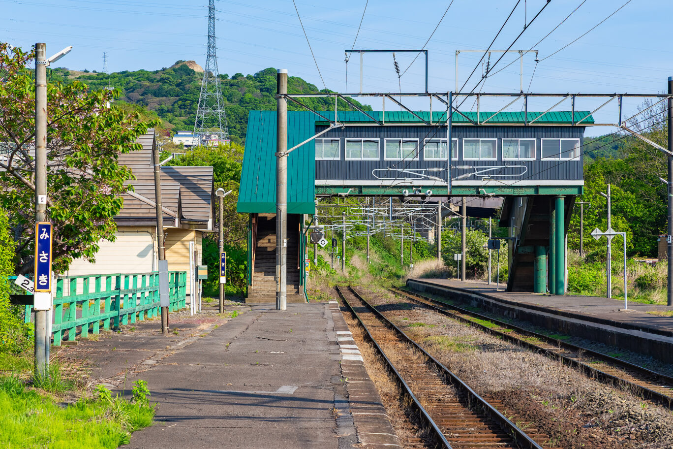 JR室蘭本線・御崎駅（北海道：2025年5月）