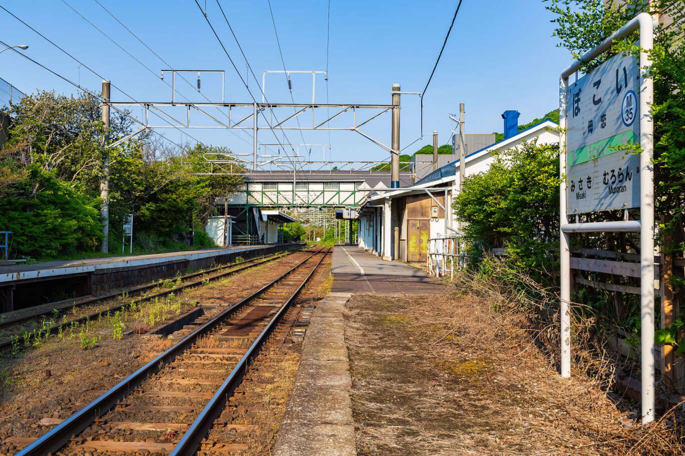 JR室蘭本線・母恋駅（北海道：2025年5月）