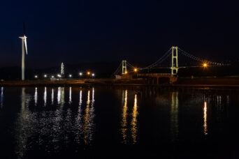 胆振・室蘭・絵鞆臨海公園から望む白鳥大橋(北海道:2025年5月)