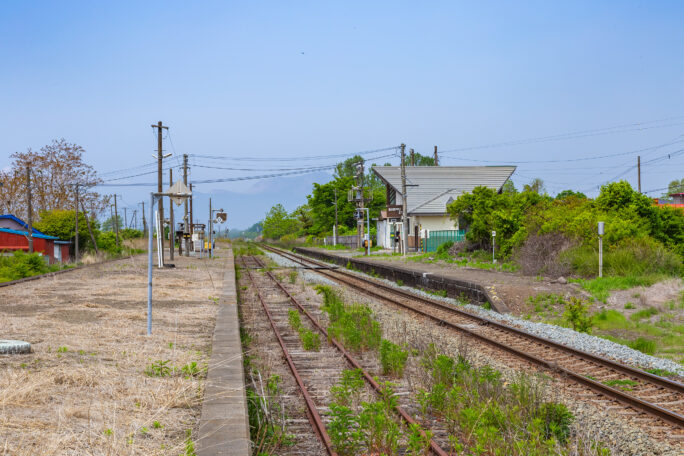 JR室蘭本線・稀府駅（北海道：2025年5月）