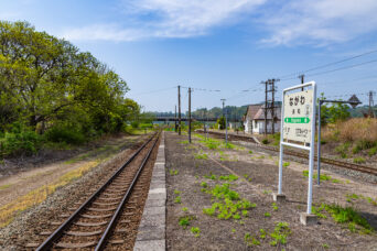 JR室蘭本線・長和駅(北海道:2025年5月)