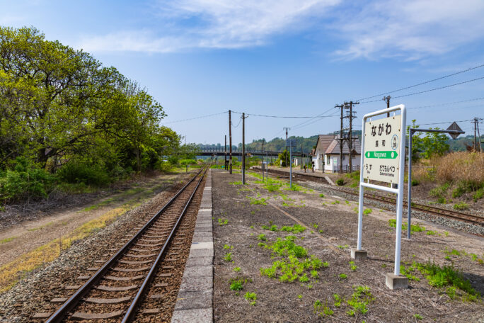 JR室蘭本線・長和駅（北海道：2025年5月）