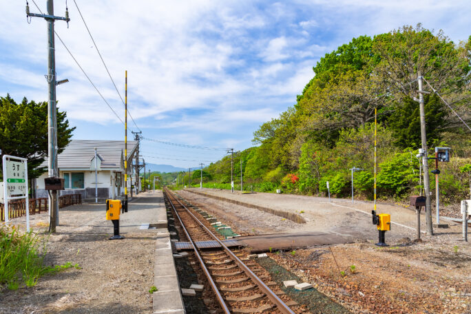 JR室蘭本線・有珠駅（北海道：2025年5月）